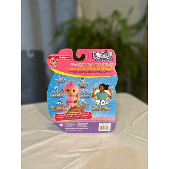Fingerlings Baby Monkey Harmony == Interactive Toy with 70+ Sounds & Reactions - Picture 4 of 4